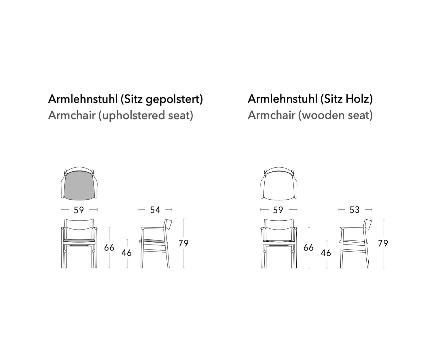 Conde House Kamuy Designer Armlehnenstuhl Maße Skizze Größen Größenangaben Conde House Kamuy Designer Armlehnenstuhl Maße Skizze Größen Größenangaben
