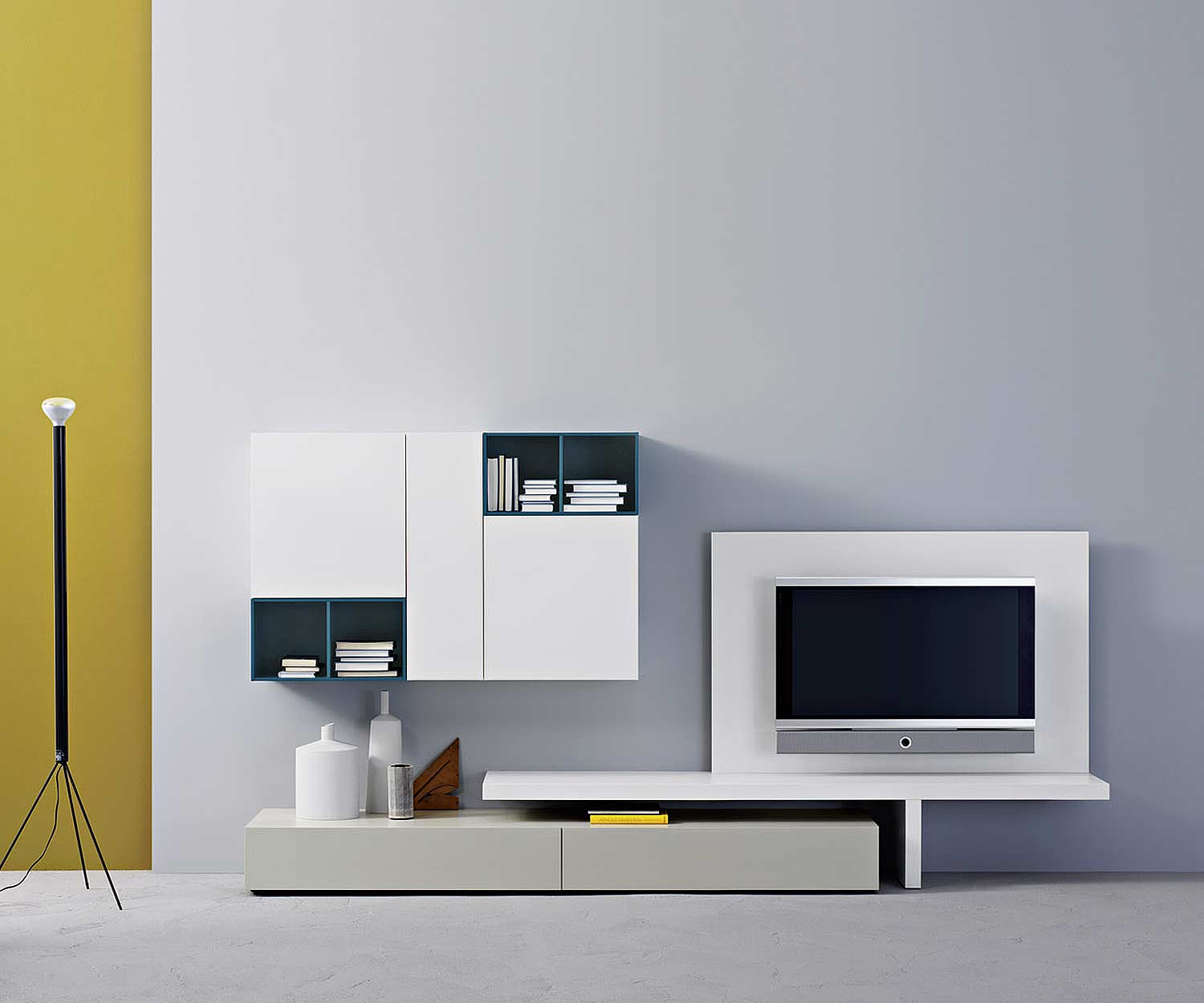 Livitalia TV Wandpaneel mit Design VESA Halterung Livitalia TV Wandpaneel mit Design VESA Halterung