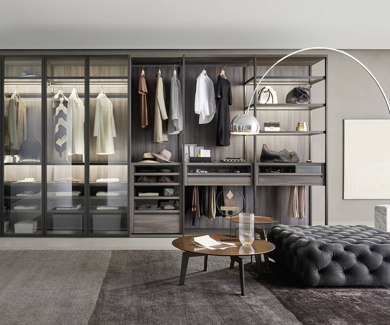 Hochwertiges Livitalia Bellavista Design Ankleidezimmer System  Hochwertiges Livitalia Bellavista Design Ankleidezimmer System