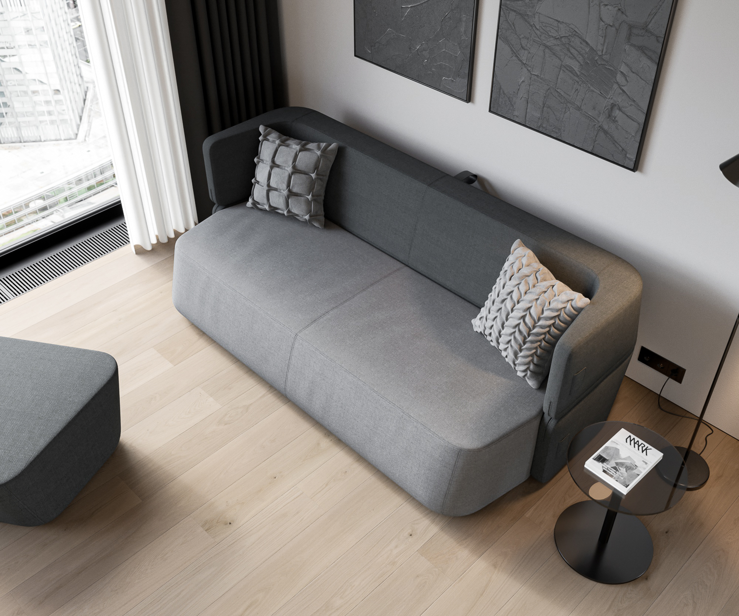 Revolve Emotionsbild Oben Sofa eingeklappt Revolve Emotionsbild Oben Sofa eingeklappt