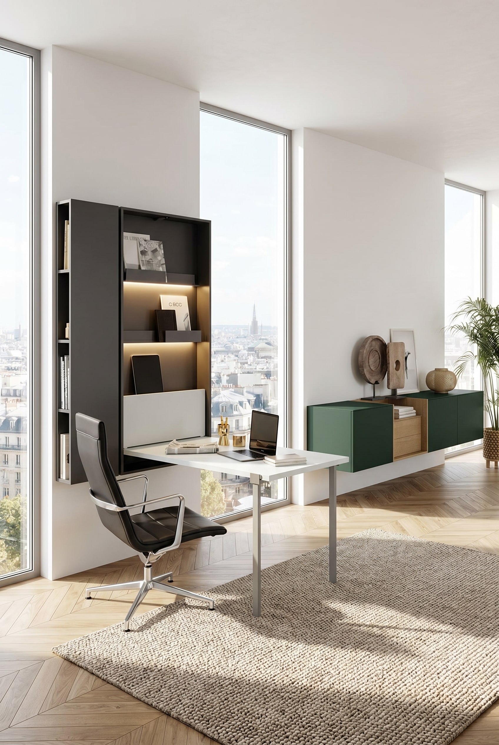Raumwunder an der Wand: Der Klapptisch