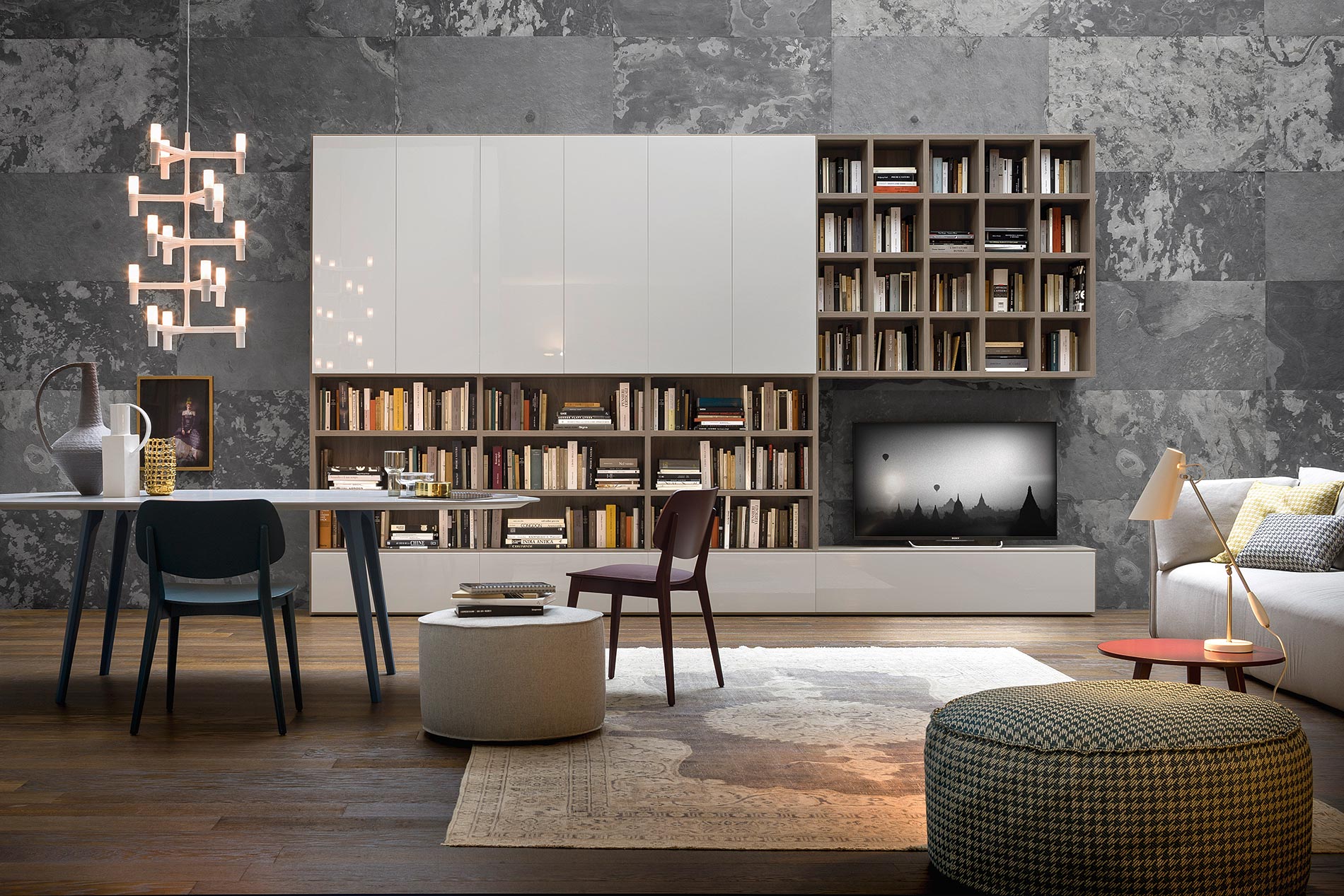 Luxus Bücherregal aus Italien