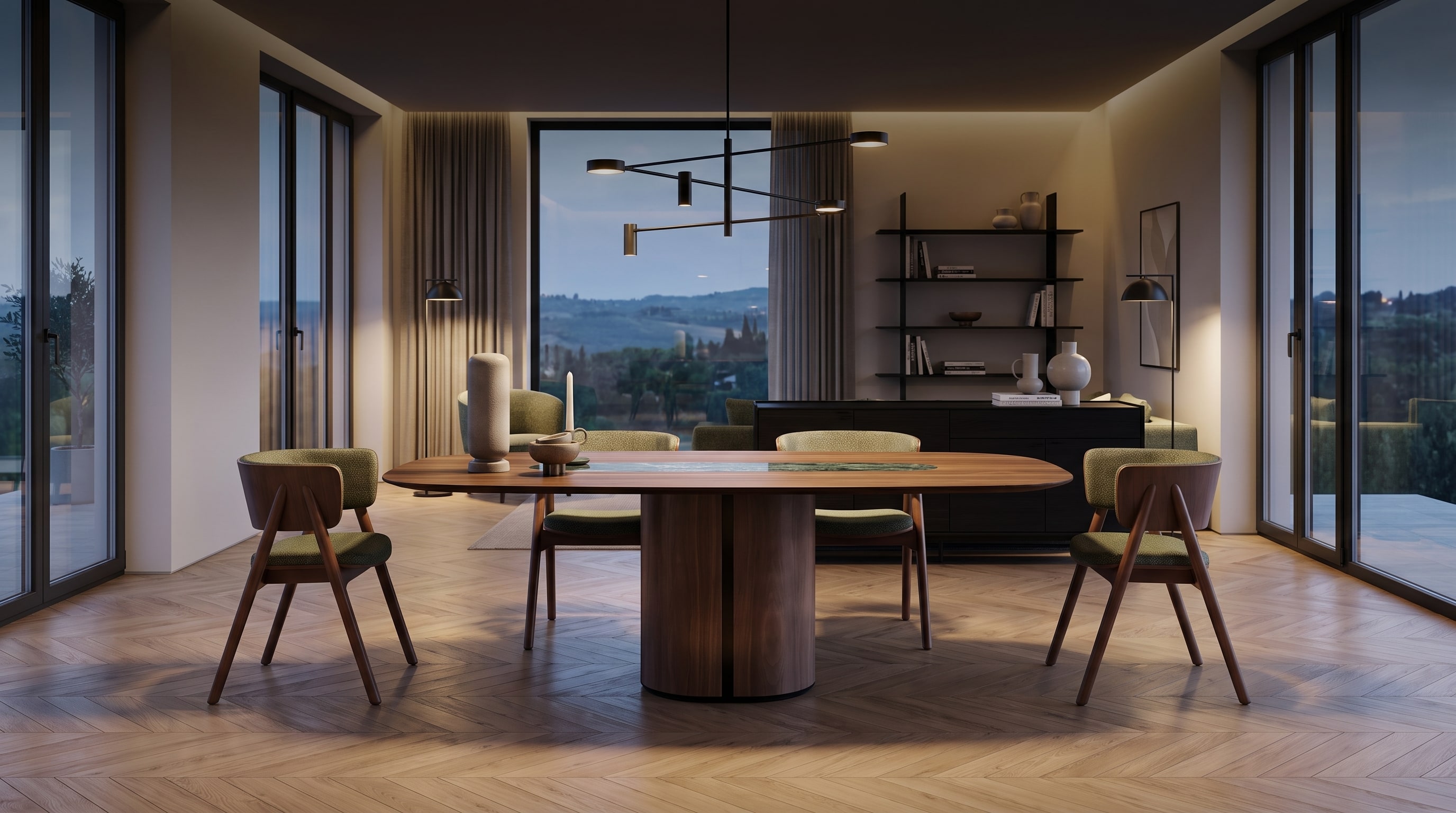Holzarten kombinieren: Eiche, Nussbaum und Esche im Esszimmer meistern Holzarten kombinieren: Eiche, Nussbaum und Esche im Esszimmer meistern