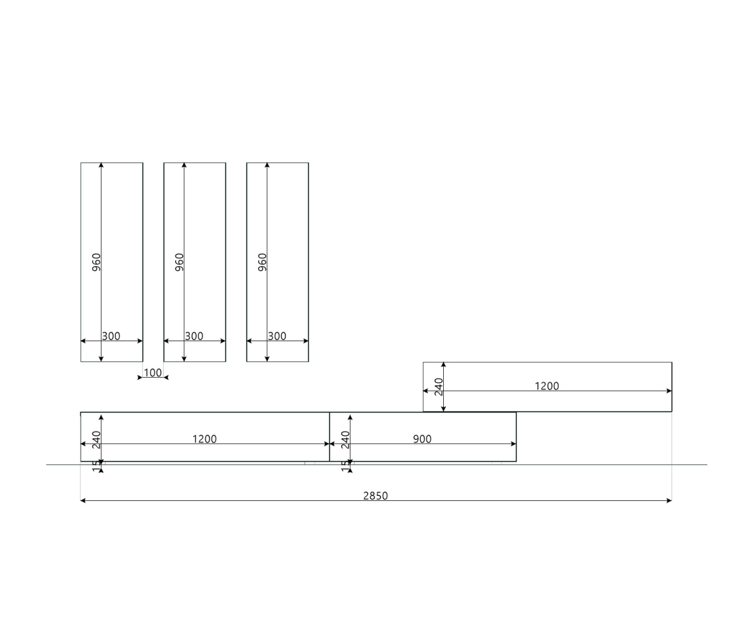 Livitalia Design Wohnwand C14B Skizze Größen Maße Größenangaben Livitalia Design Wohnwand C14B Skizze Größen Maße Größenangaben