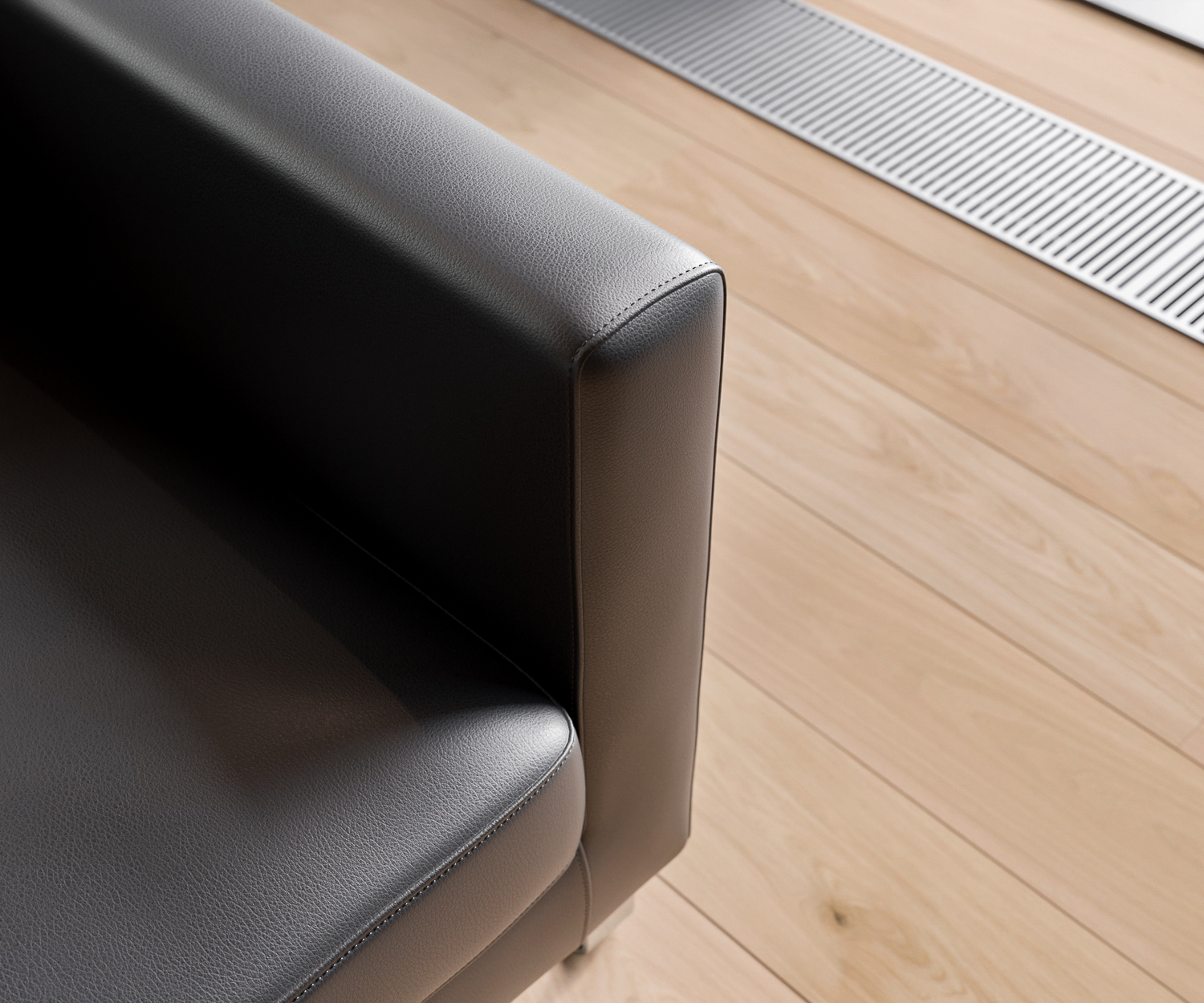 Elegance Detail Leder Antracite