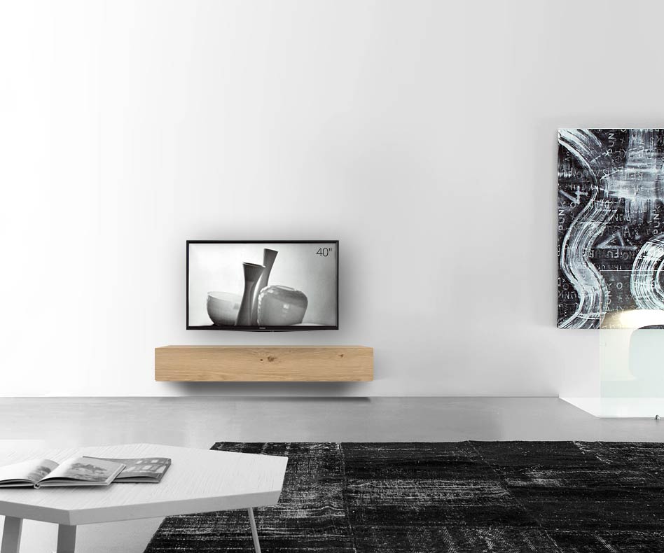 Livitalia Holz Design Lowboard Konfigurator Wand 150 cm 24 cm 56 cm Eiche hell Livitalia Holz Design Lowboard Konfigurator Wand 150 cm 24 cm 56 cm Eiche hell