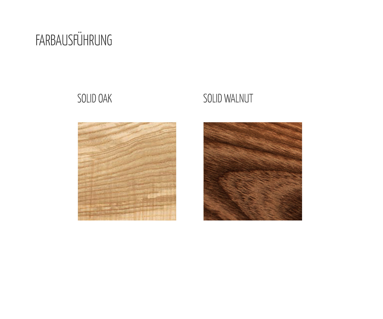 al2 Design Sideboard Farbmuster Solid Holz Eiche Walnuss Nussbaum al2 Design Sideboard Farbmuster Solid Holz Eiche Walnuss Nussbaum