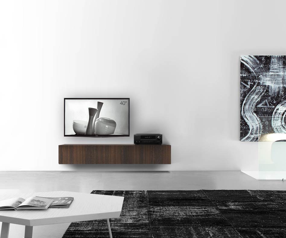 Livitalia Holz Design Lowboard Konfigurator Wand 180 cm 32 cm 46 cm Eiche braun Livitalia Holz Design Lowboard Konfigurator Wand 180 cm 32 cm 46 cm Eiche braun