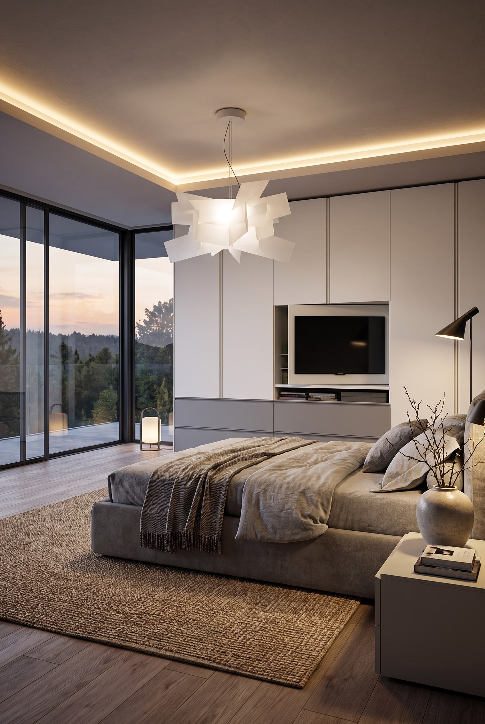 Schlafzimmer Kleiderschrank mit TV Fach modern Schlafzimmer Kleiderschrank mit TV Fach modern