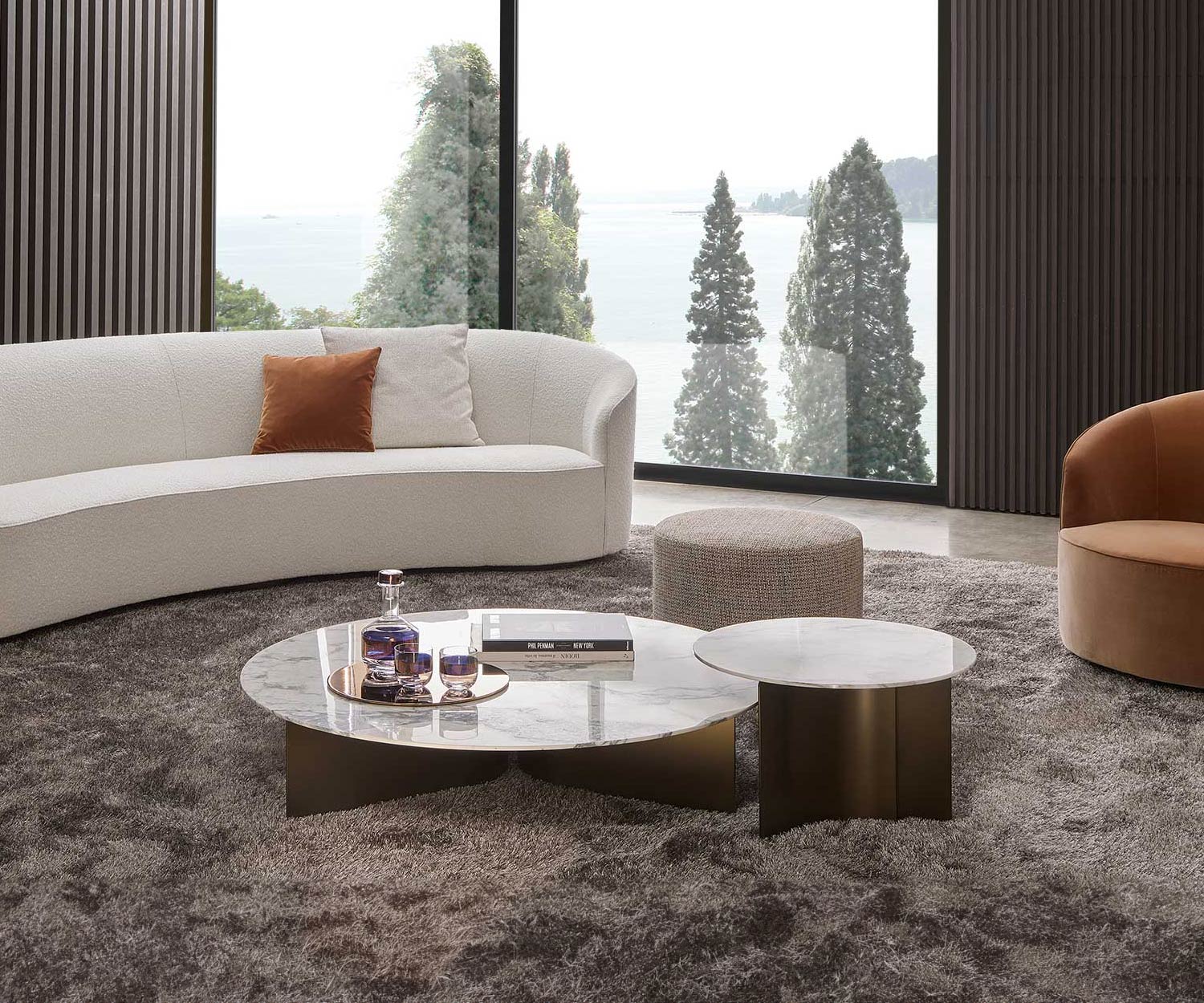 Exklusiver Marelli Couchtisch Wave Marmor Arabescato Grau Metallgestell Schwarz Exklusiver Marelli Couchtisch Wave Marmor Arabescato Grau Metallgestell Schwarz