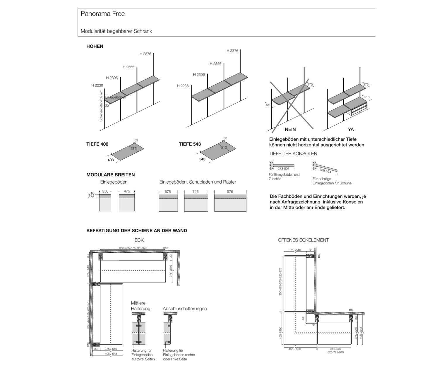 Livitalia Design Panorama Ankleidezimmer System Zubehör mit Skizzen Livitalia Design Panorama Ankleidezimmer System Zubehör mit Skizzen