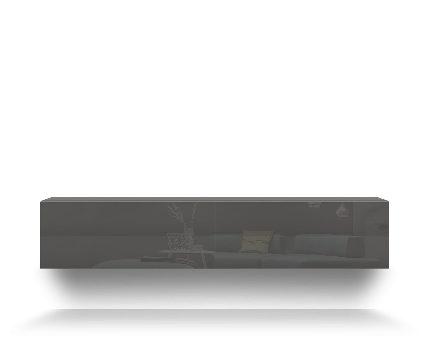 Novamobili Hängekommode Easy 4er B216 quarz410 Novamobili Hängekommode Easy 4er B216 quarz410