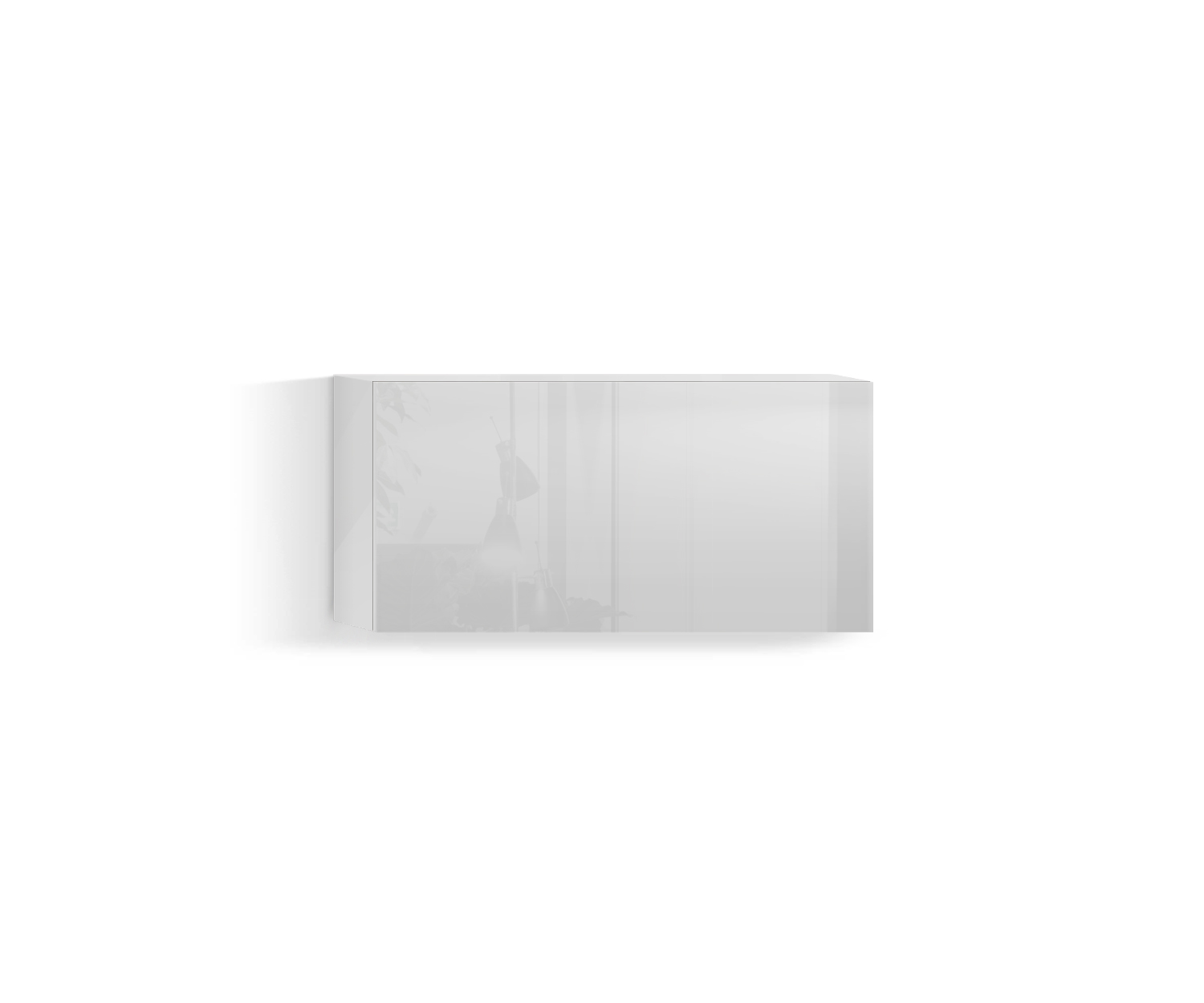 Design Wohnzimmer Hängeschrank Horizontal H32 B60 unten weiss400 Design Wohnzimmer Hängeschrank Horizontal H32 B60 unten weiss400