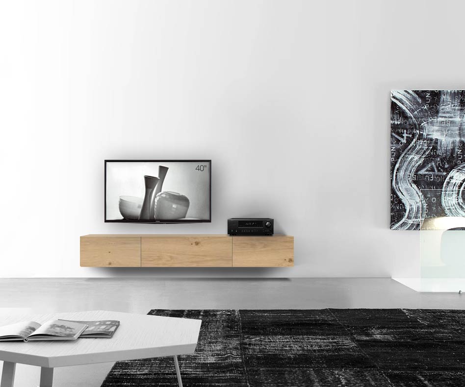 Livitalia Holz Design Lowboard Konfigurator Wand 210 cm 32 cm 46 cm Eiche hell Livitalia Holz Design Lowboard Konfigurator Wand 210 cm 32 cm 46 cm Eiche hell