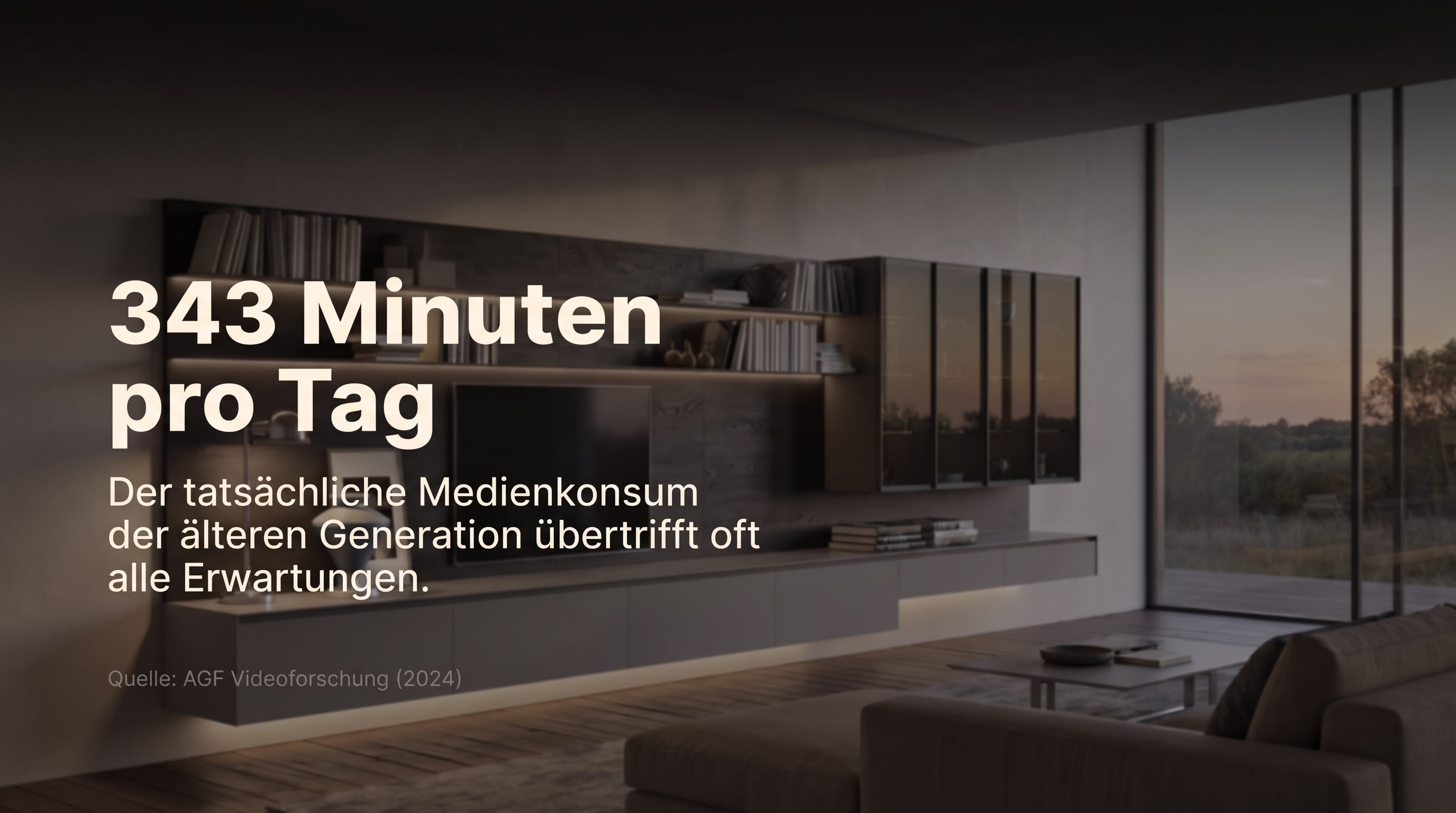 343 Minuten pro Tag &ndash; Der tats&auml;chliche Medienkonsum der &auml;lteren Generation &uuml;bertrifft oft alle Erwartungen.