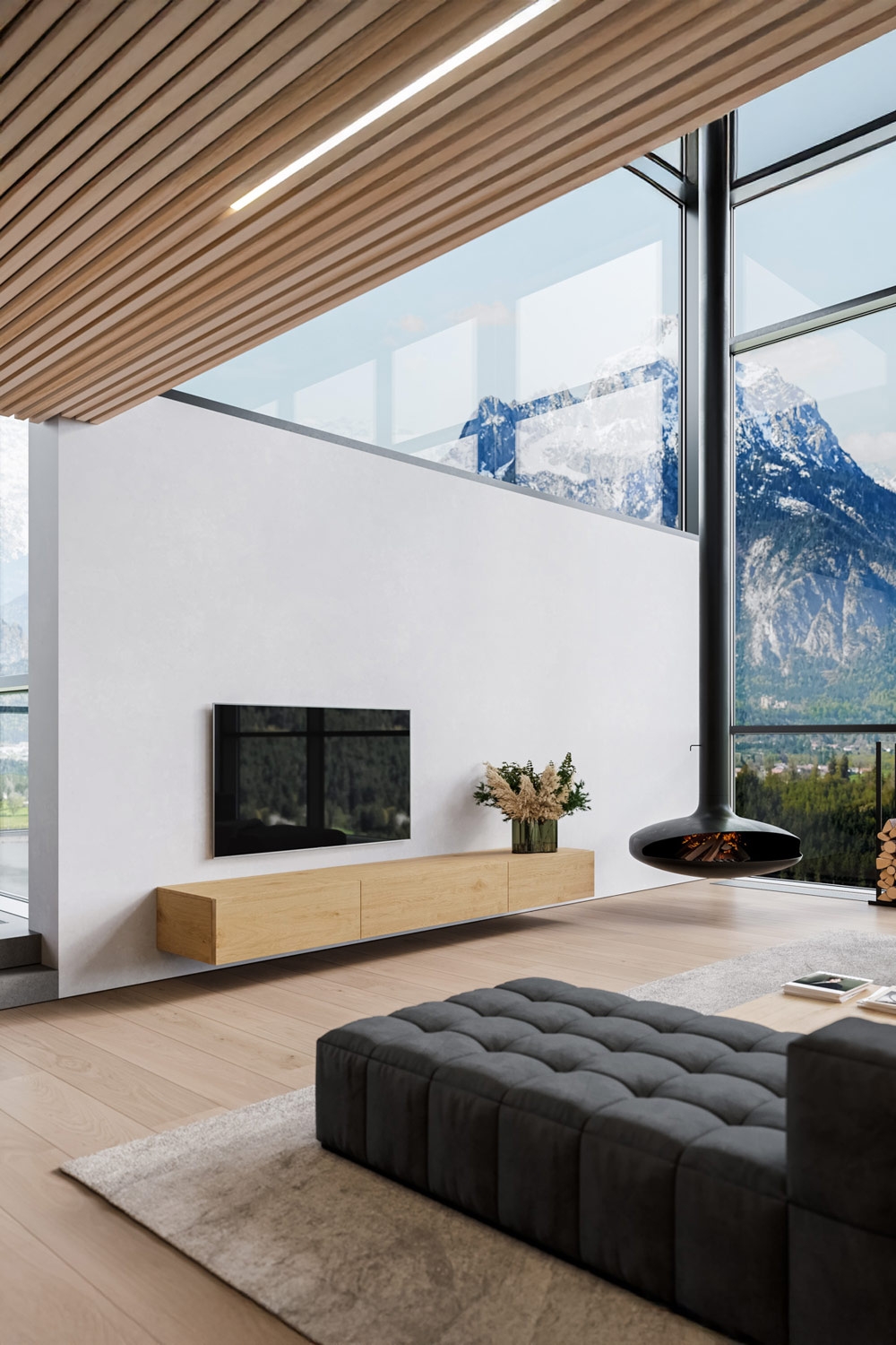 wohnzimmer-im-modern-minimalistischen-stil-mit-design-kamin