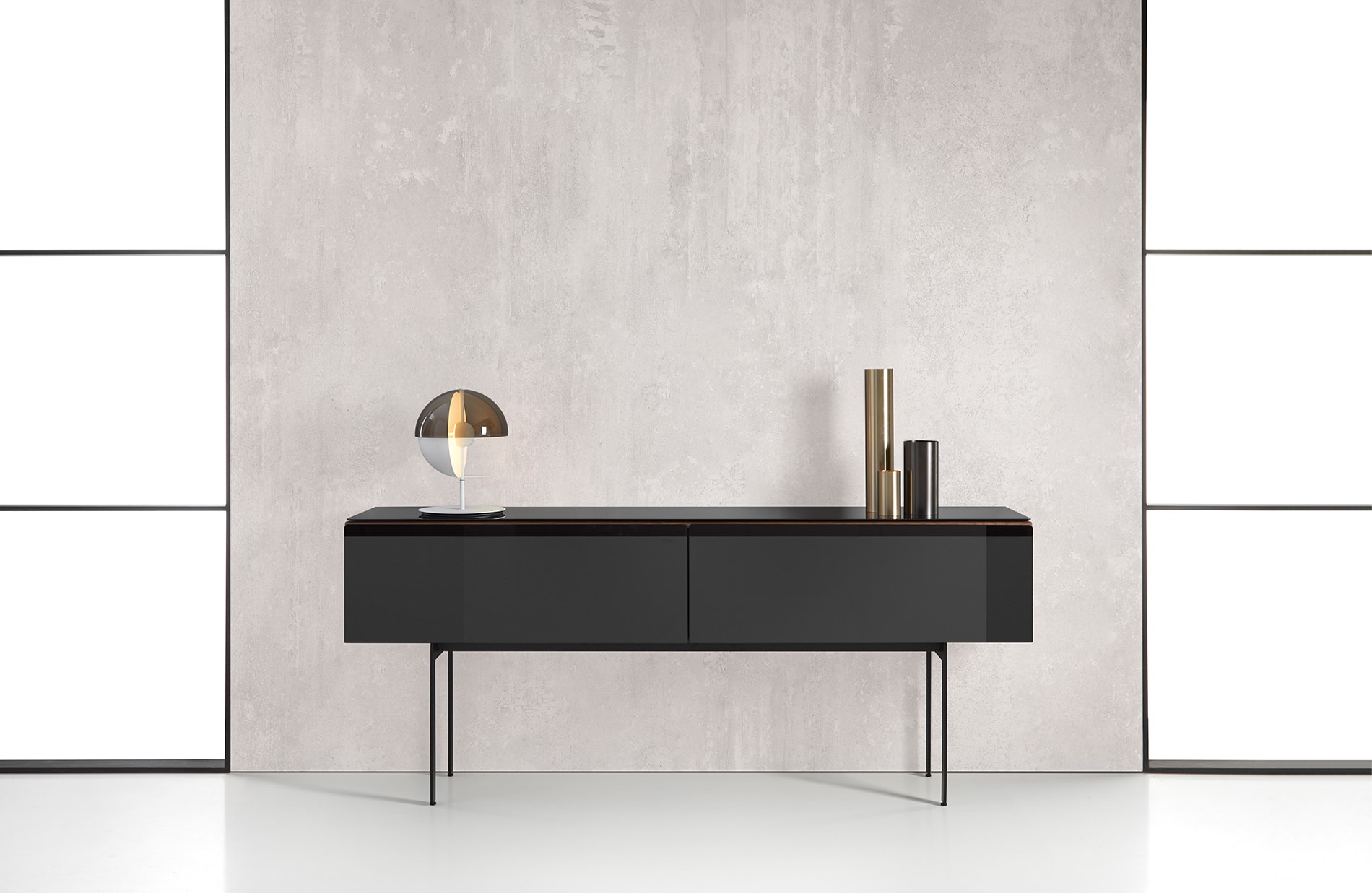 Schwarzes Sideboard Punt Malmö