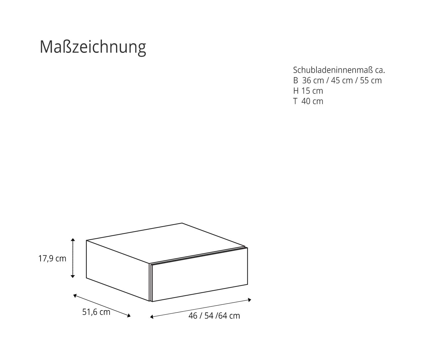 Novamobili Nachttisch Easy 1 Schublade Maßzeichnung Novamobili Nachttisch Easy 1 Schublade Maßzeichnung