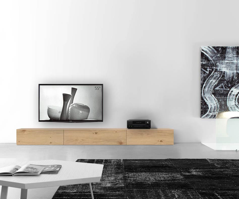 Livitalia Holz Design Lowboard Konfigurator Boden 300 cm 32 cm 56 cm Eiche hell Livitalia Holz Design Lowboard Konfigurator Boden 300 cm 32 cm 56 cm Eiche hell