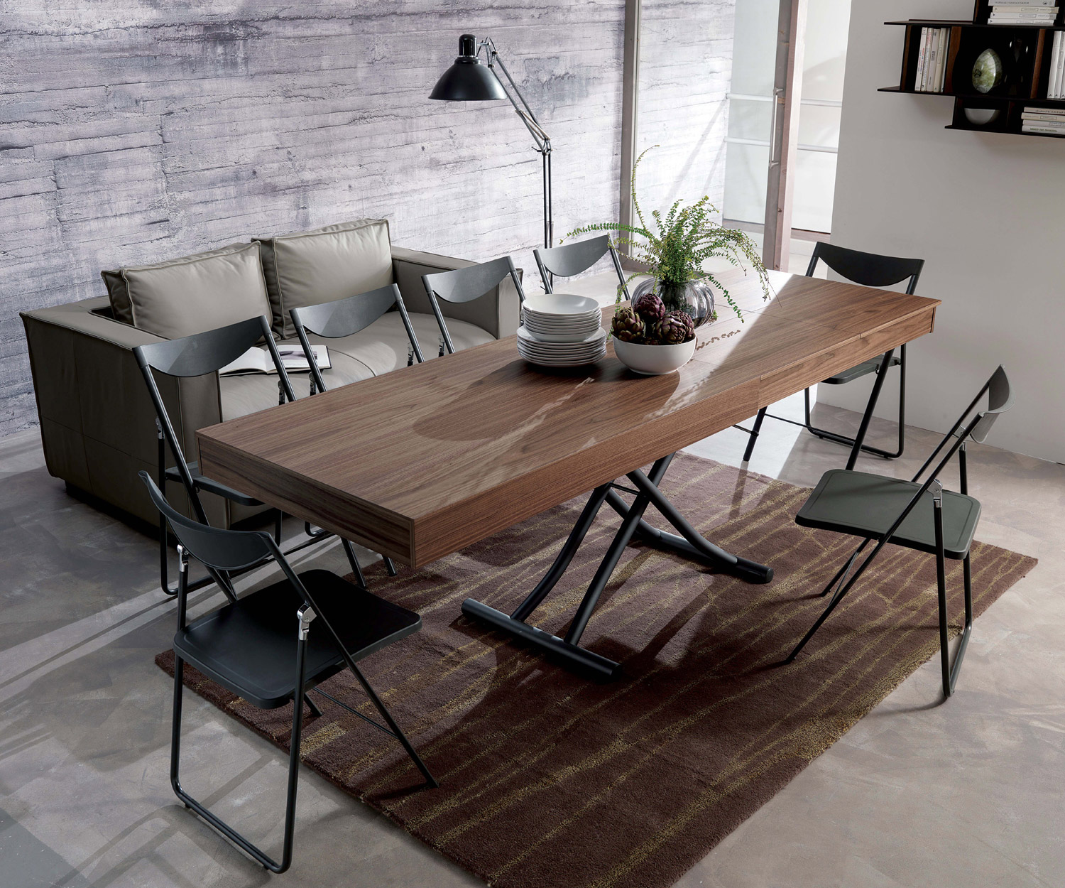 Tisch Originalzustand PZ91 Esstisch ausgezogen Tisch Originalzustand PZ91 Esstisch ausgezogen