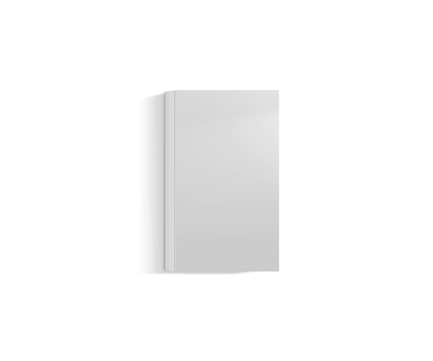 Design Wohnzimmer Hängeschrank Vertikal H96 B60 weiss300