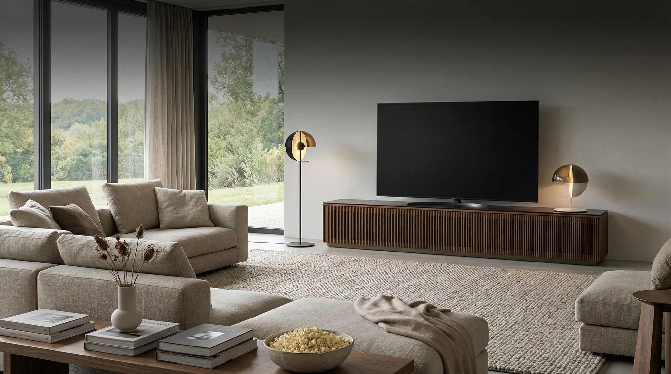 TV Bänke 2026: Der Design-Trick gegen das Schwarze Loch