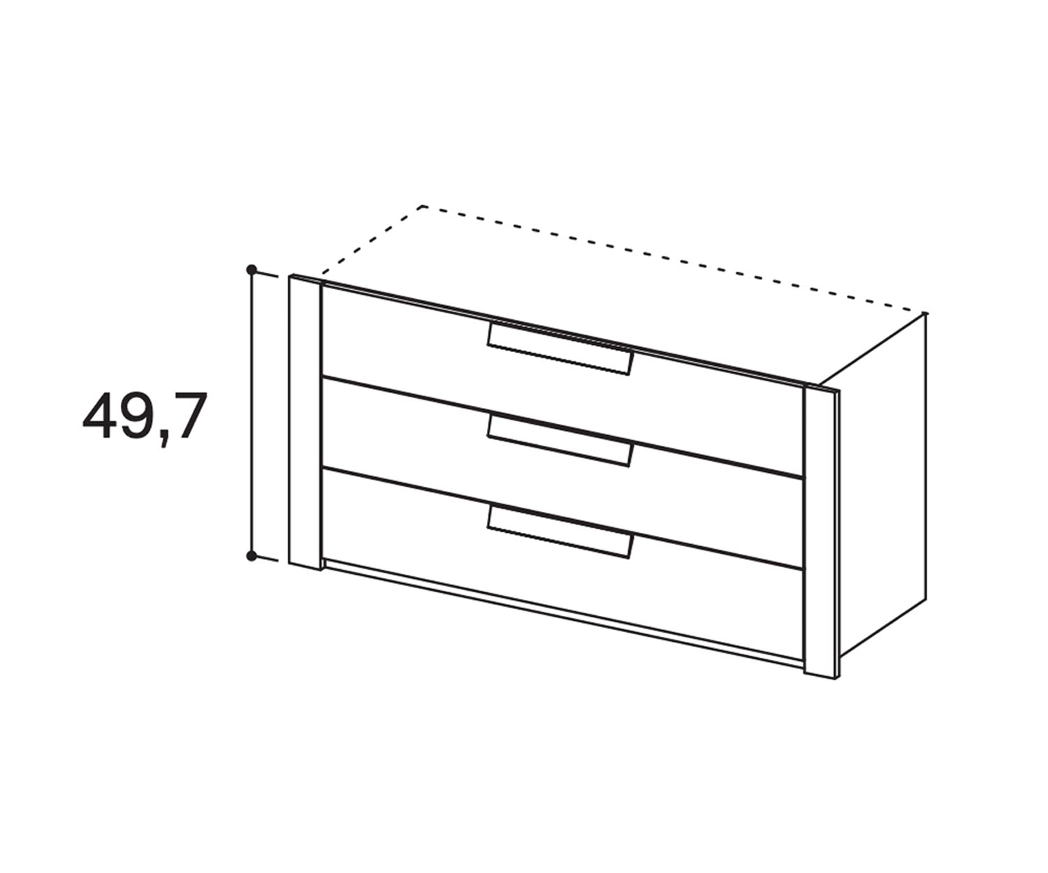 Novamobili Kleiderschrank Zubehör Armadi 3er Schubladen Novamobili Kleiderschrank Zubehör Armadi 3er Schubladen