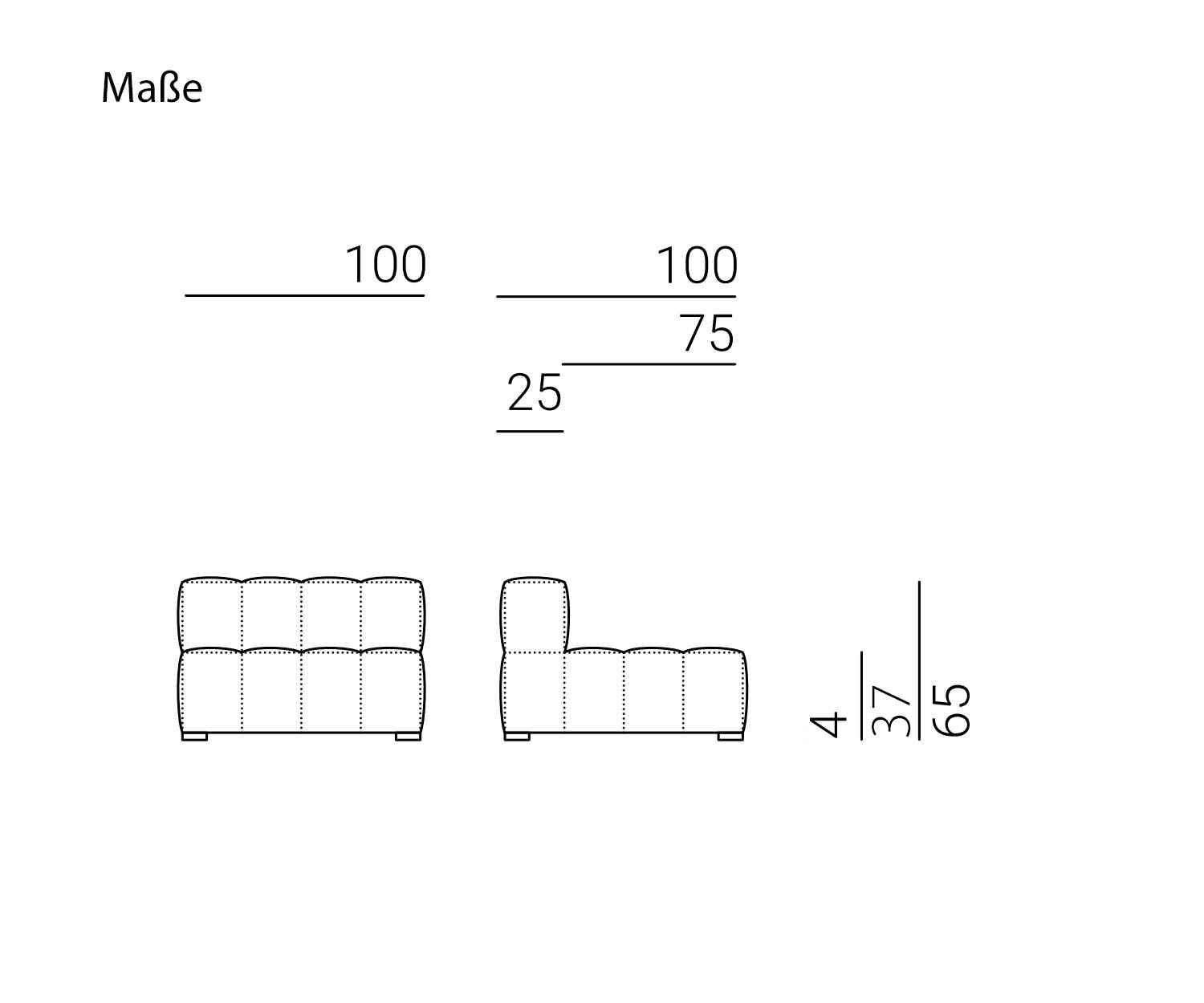 Marelli Sofa Andy Lounge Couch Größe Skizze Marelli Sofa Andy Lounge Couch Größe Skizze