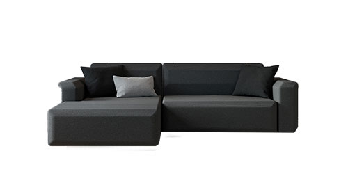 B 252 cm 2 Sitzer mit Chaiselongue Links Liegefläche 200x140 cm