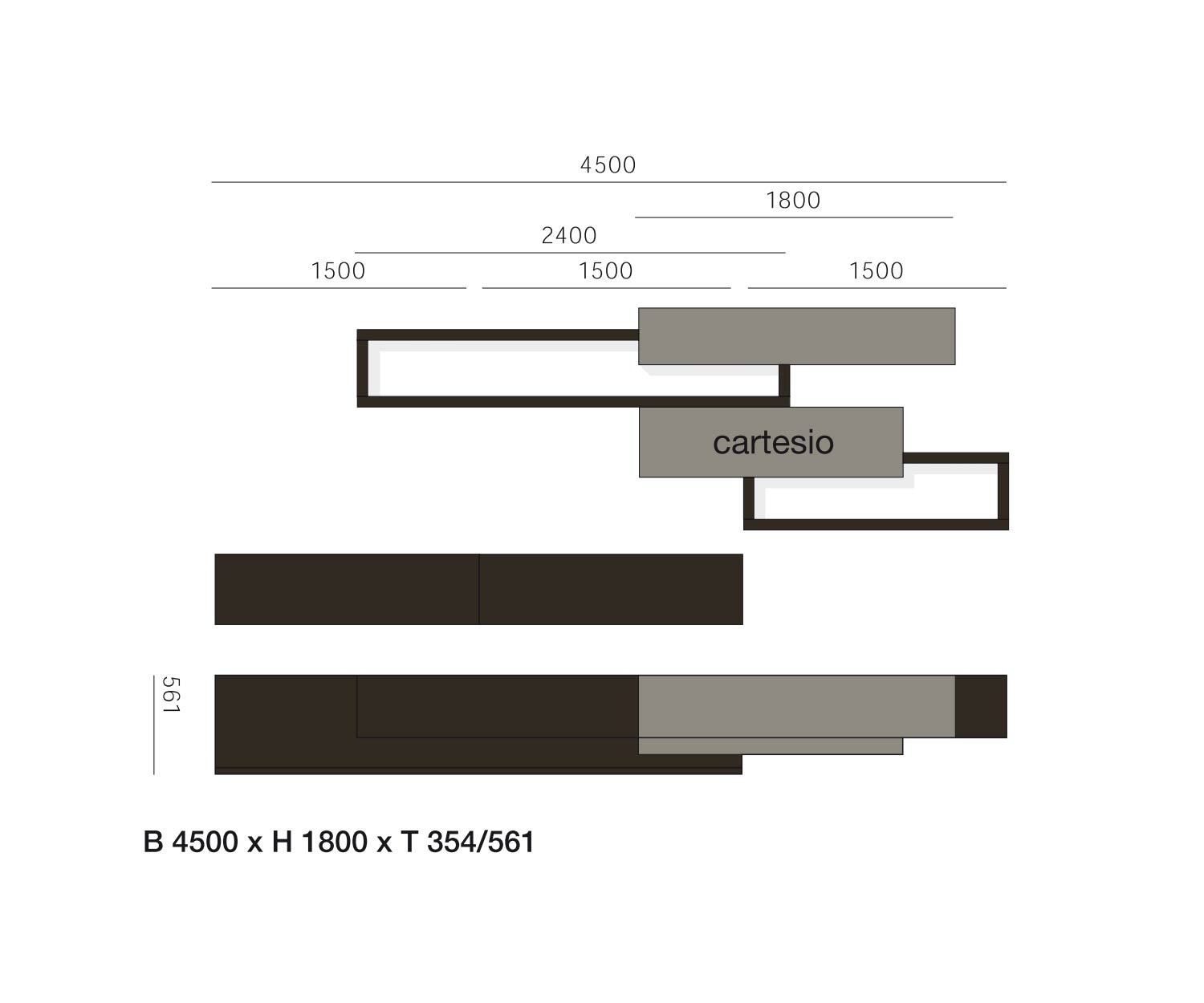 Livitalia Design Wohnwand C27 Maße Größen Skizze Größenangaben Livitalia Design Wohnwand C27 Maße Größen Skizze Größenangaben