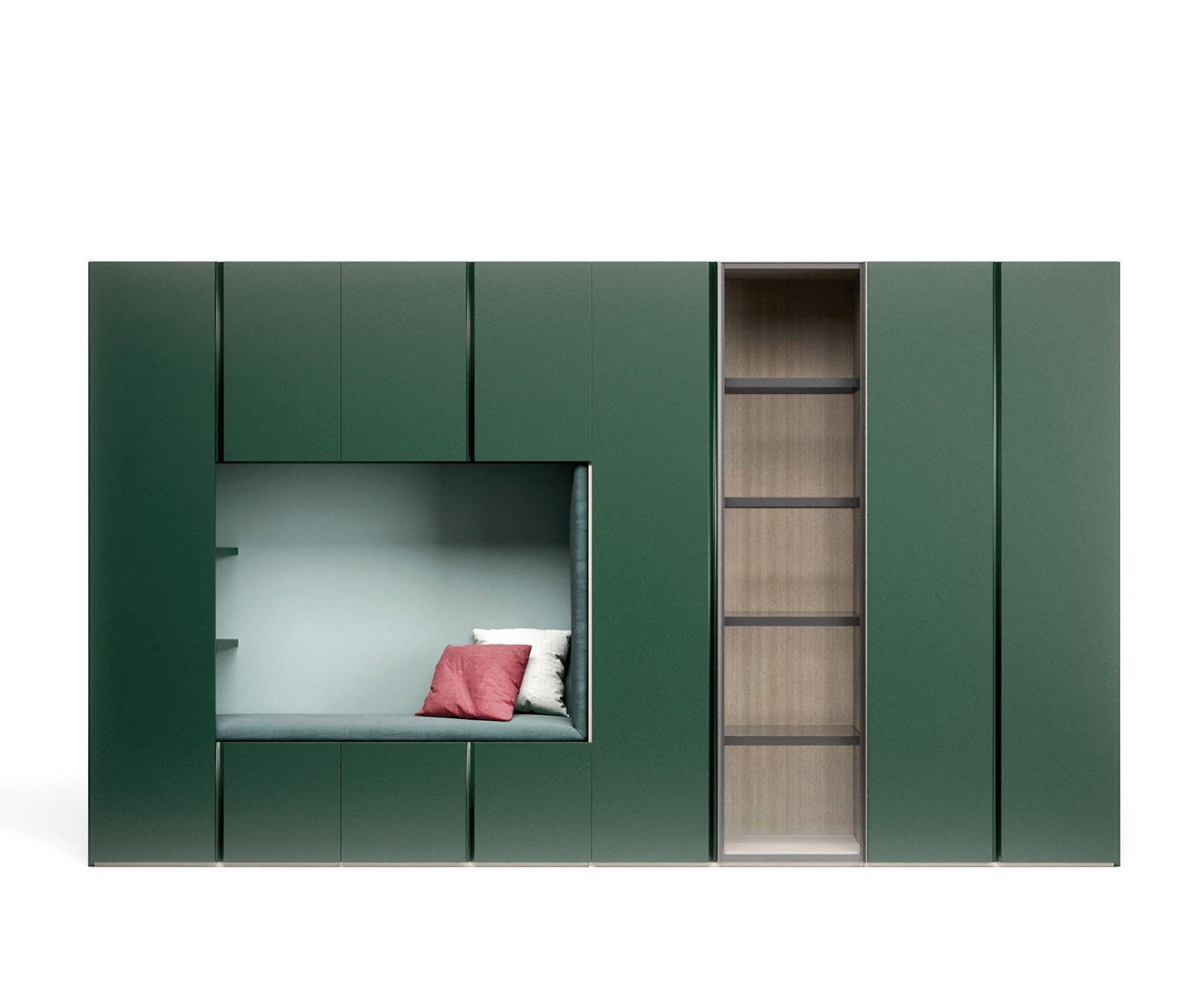Exklusiver Novamobili Gola Design Kleiderschrank mit Sitzbank Exklusiver Novamobili Gola Design Kleiderschrank mit Sitzbank