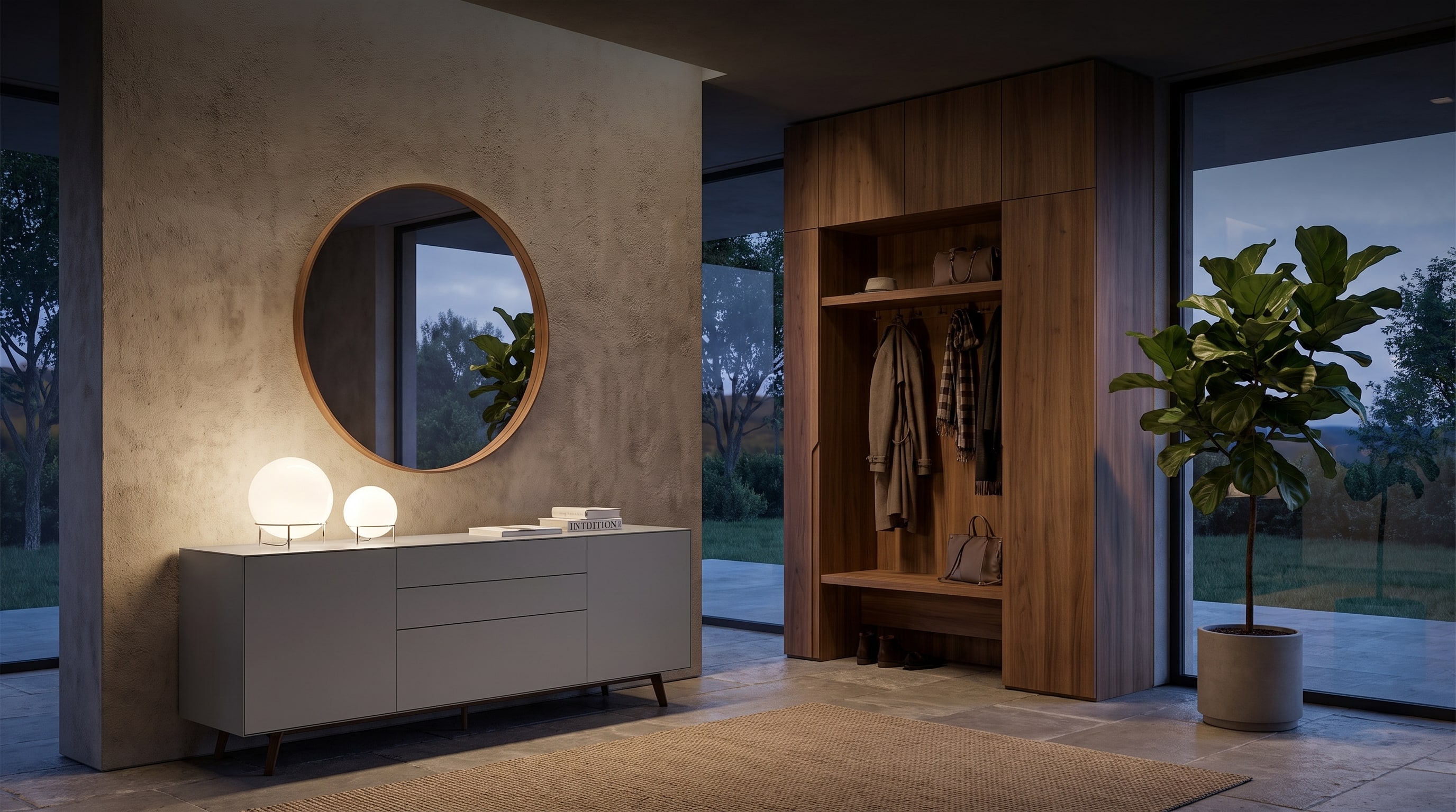 Sideboard Deko-Tipps & Warm Minimalism: Strenge Geometrie wohnlich stylen