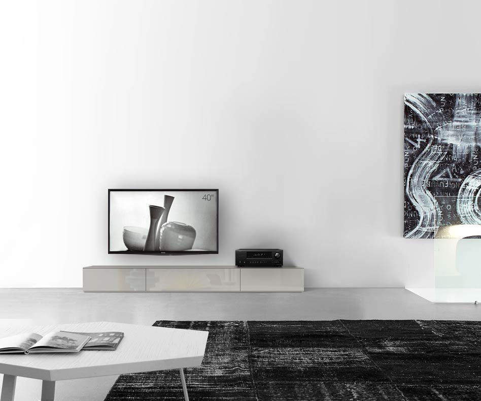 /Design Lowboard Boden B210 H27 glanz hellgrau /Design Lowboard Boden B210 H27 glanz hellgrau