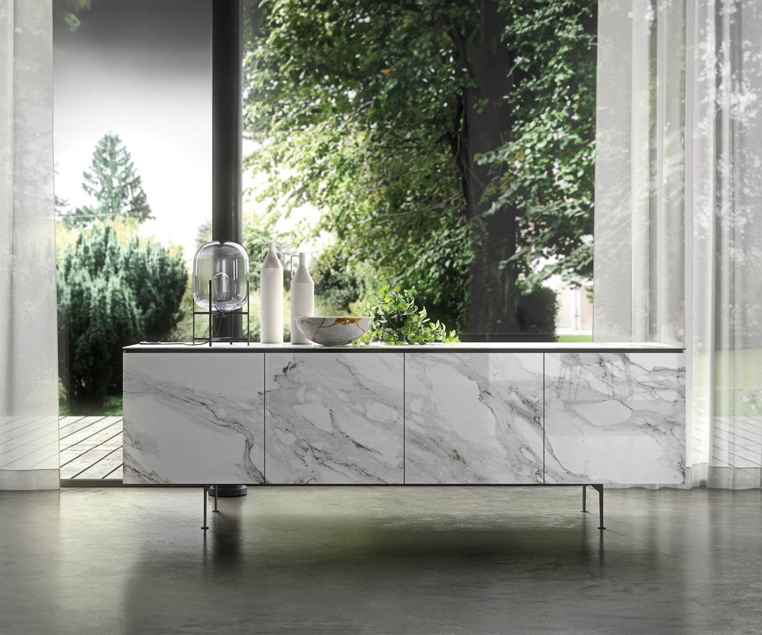 Hochwertiges Design Sideboard auf fuessen 210 cm Hochwertiges Design Sideboard auf fuessen 210 cm