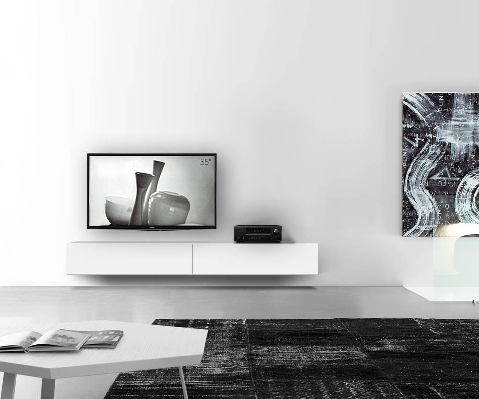 /Design Lowboard Wand B240 H33 5 matt weiss /Design Lowboard Wand B240 H33 5 matt weiss