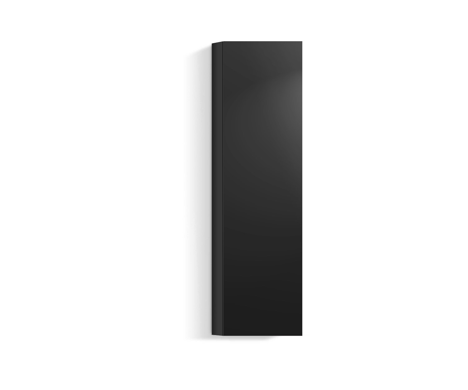 Design Wohnzimmer Hängeschrank Vertikal H160 B45 schwarz318 Design Wohnzimmer Hängeschrank Vertikal H160 B45 schwarz318