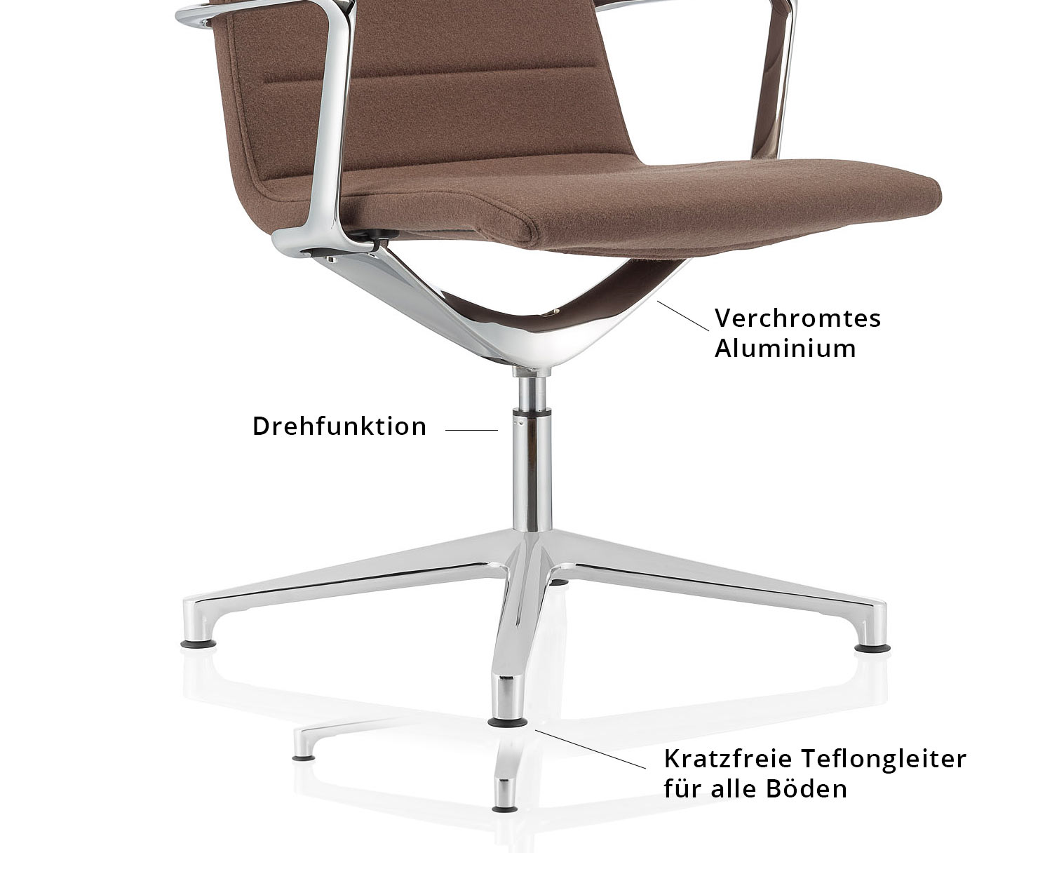 ICF Valea Lounge Designer Bürostuhl Gestell Funktionen ICF Valea Lounge Designer Bürostuhl Gestell Funktionen