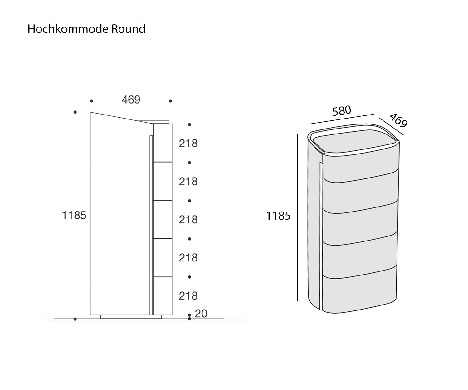 Livitalia Design Hochkommode Round Maße Skzze Größen Größenangaben Livitalia Design Hochkommode Round Maße Skzze Größen Größenangaben
