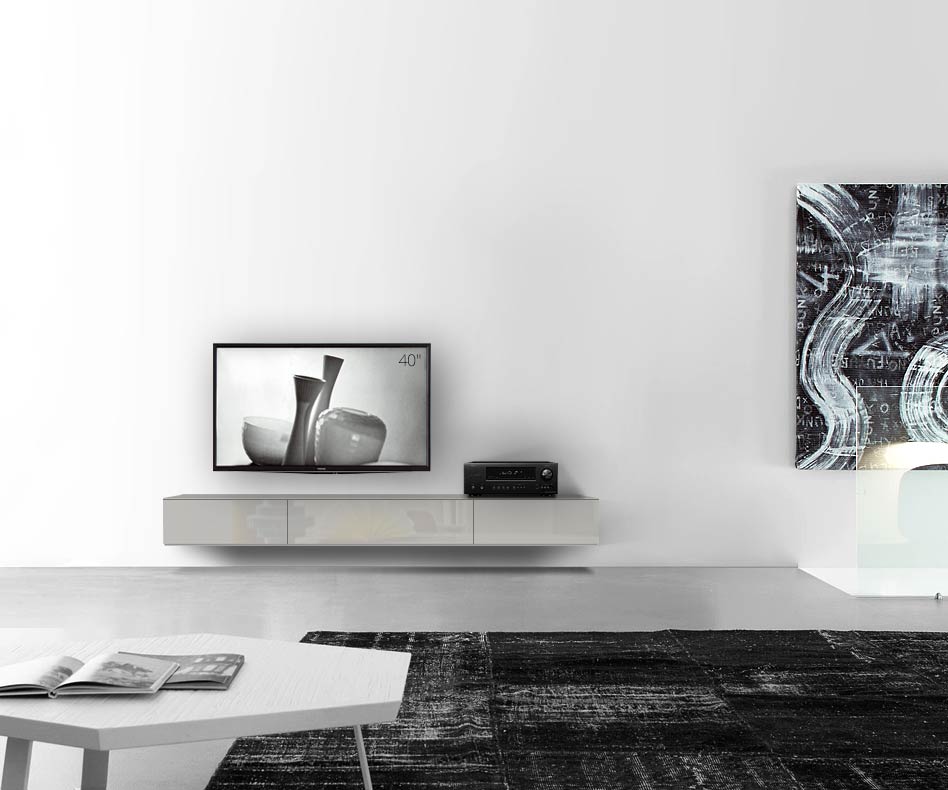 /Design Lowboard Wand B210 H25 5 glanz hellgrau /Design Lowboard Wand B210 H25 5 glanz hellgrau