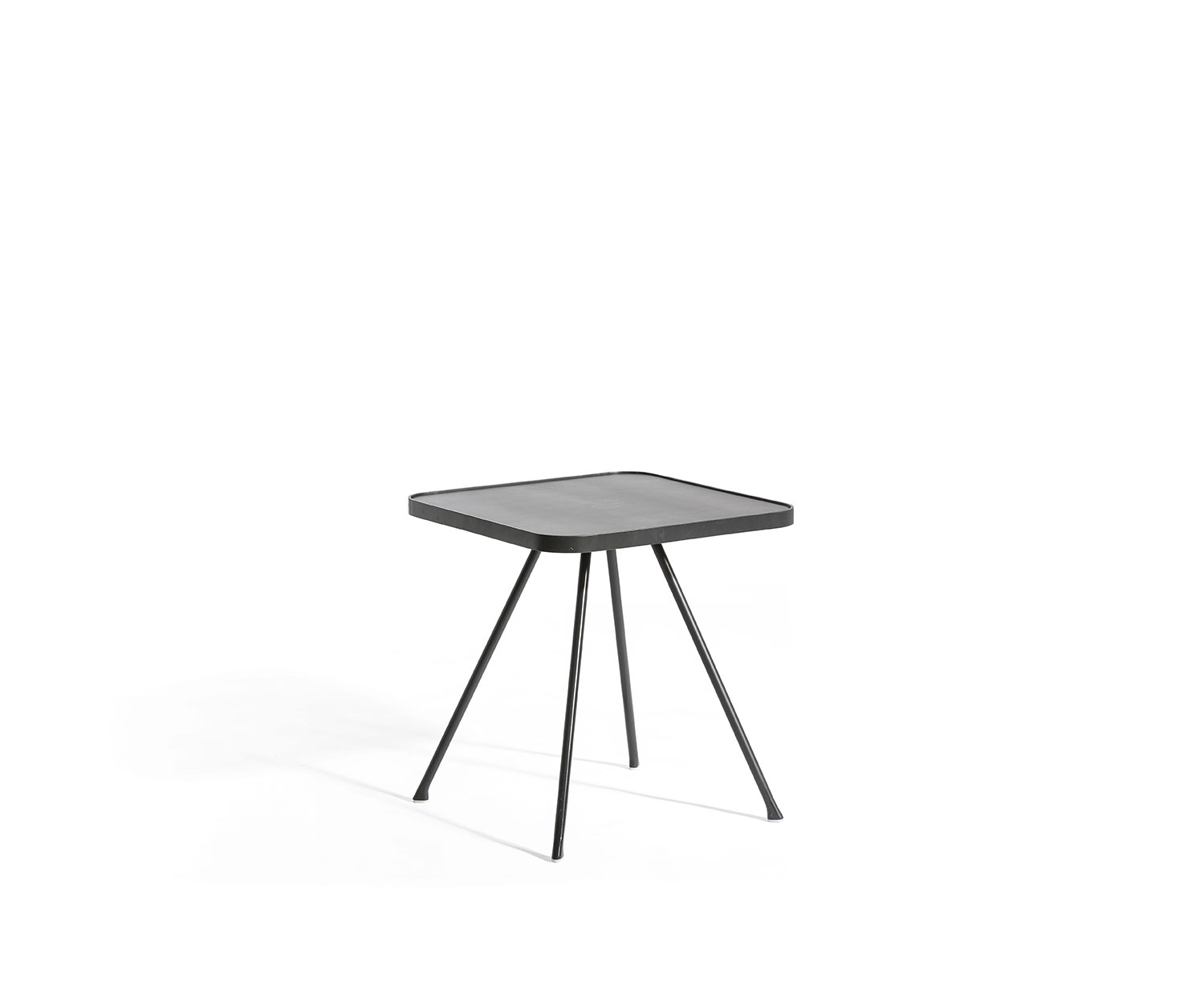 Oasiq Attol Aluminium Beistelltisch anthrazit 45x45x49cm