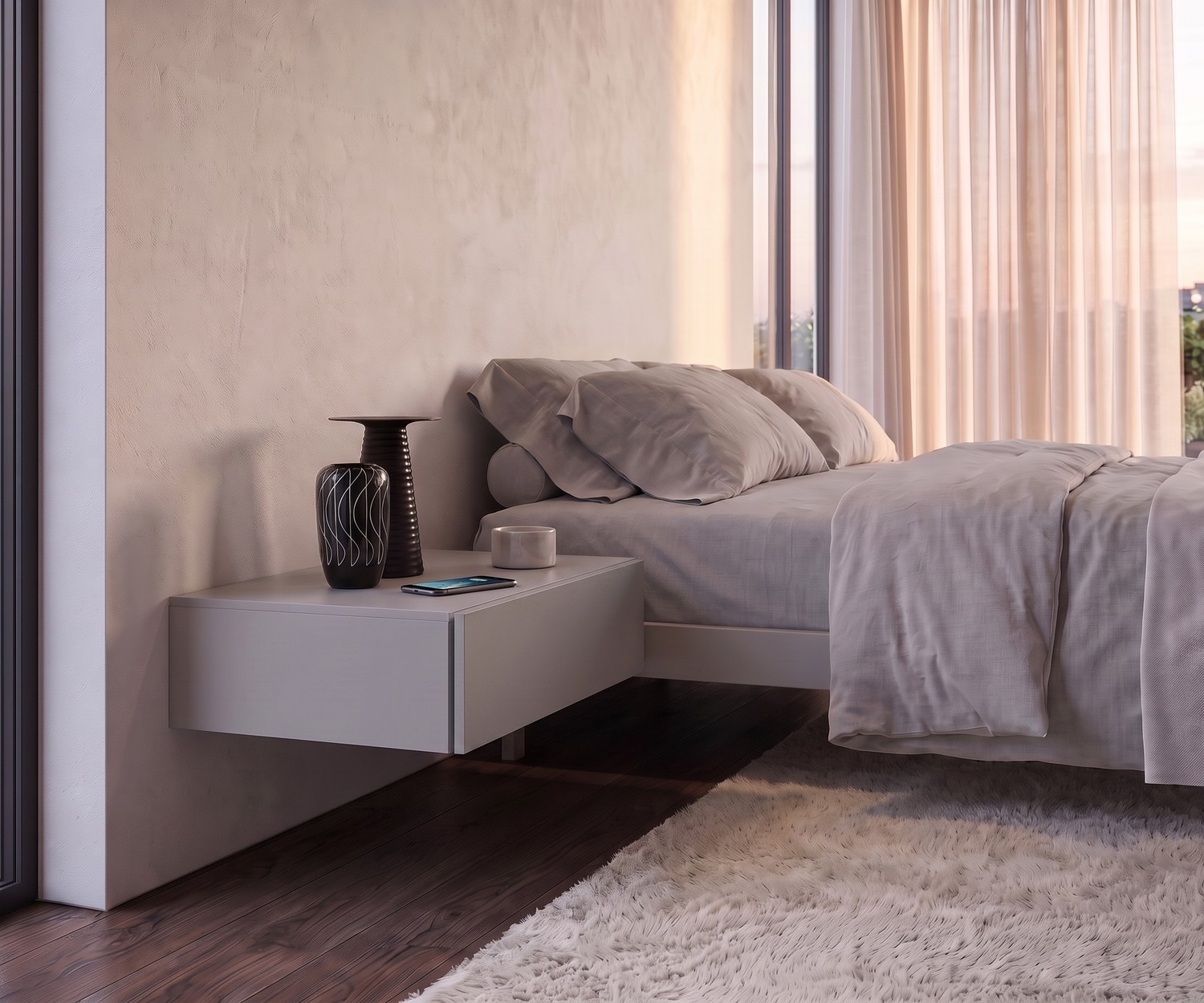 Novamobili Nachttisch Easy 1 Schublade Novamobili Nachttisch Easy 1 Schublade
