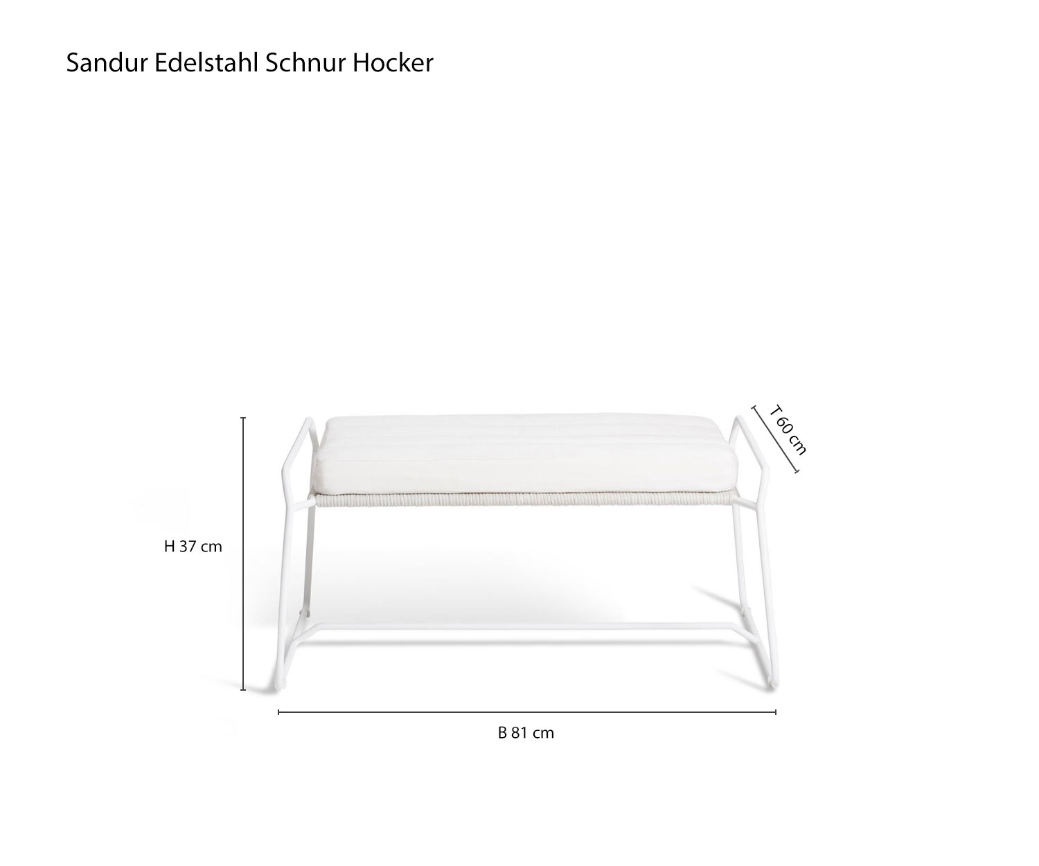 Bequemer Sandur Designer Hocker von Oasiq Größe Maße Größenangaben Skizze Bequemer Sandur Designer Hocker von Oasiq Größe Maße Größenangaben Skizze