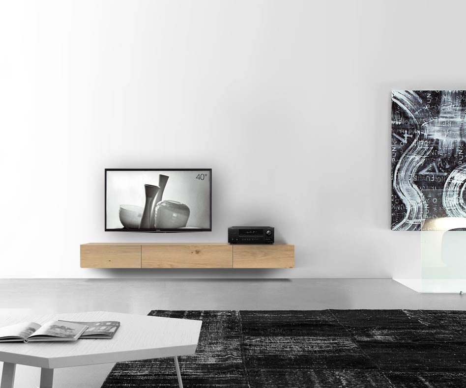 Livitalia Holz Design Lowboard Konfigurator Wand 210 cm 24 cm 56 cm Eiche hell Livitalia Holz Design Lowboard Konfigurator Wand 210 cm 24 cm 56 cm Eiche hell