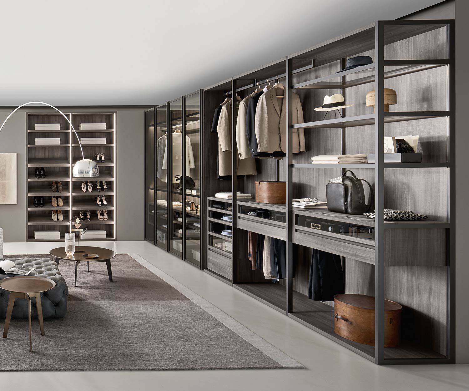 Livitalia Designer Ankleidezimmer System Panorama Blick Livitalia Designer Ankleidezimmer System Panorama Blick