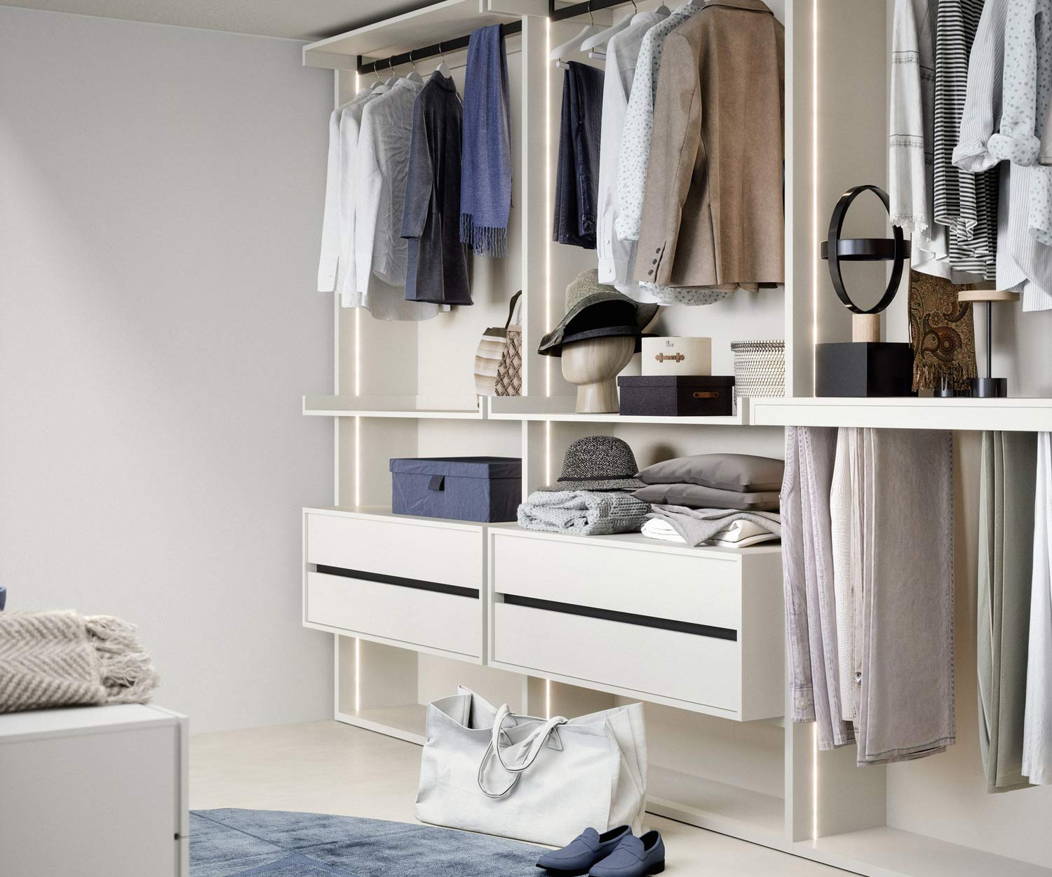 Design Ankleide Kleiderschrank Dunkelgrau Matt Novamobili Benn Design Ankleide Kleiderschrank Dunkelgrau Matt Novamobili Benn