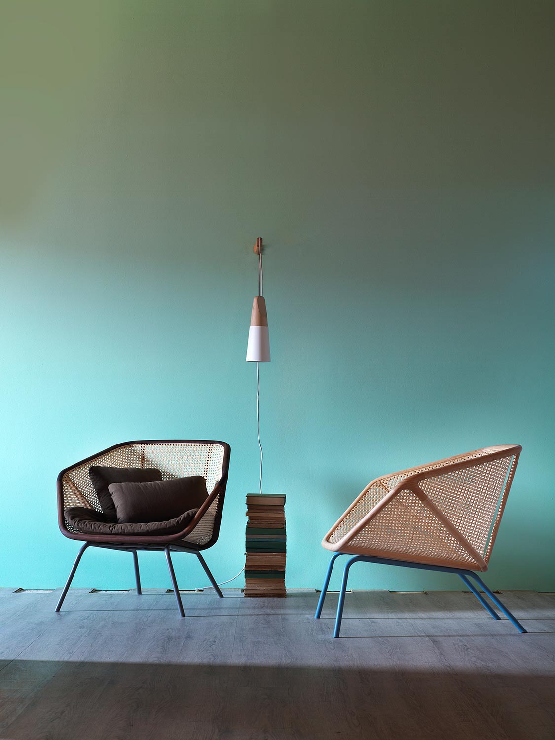 Geflochtener Lounge Sessel