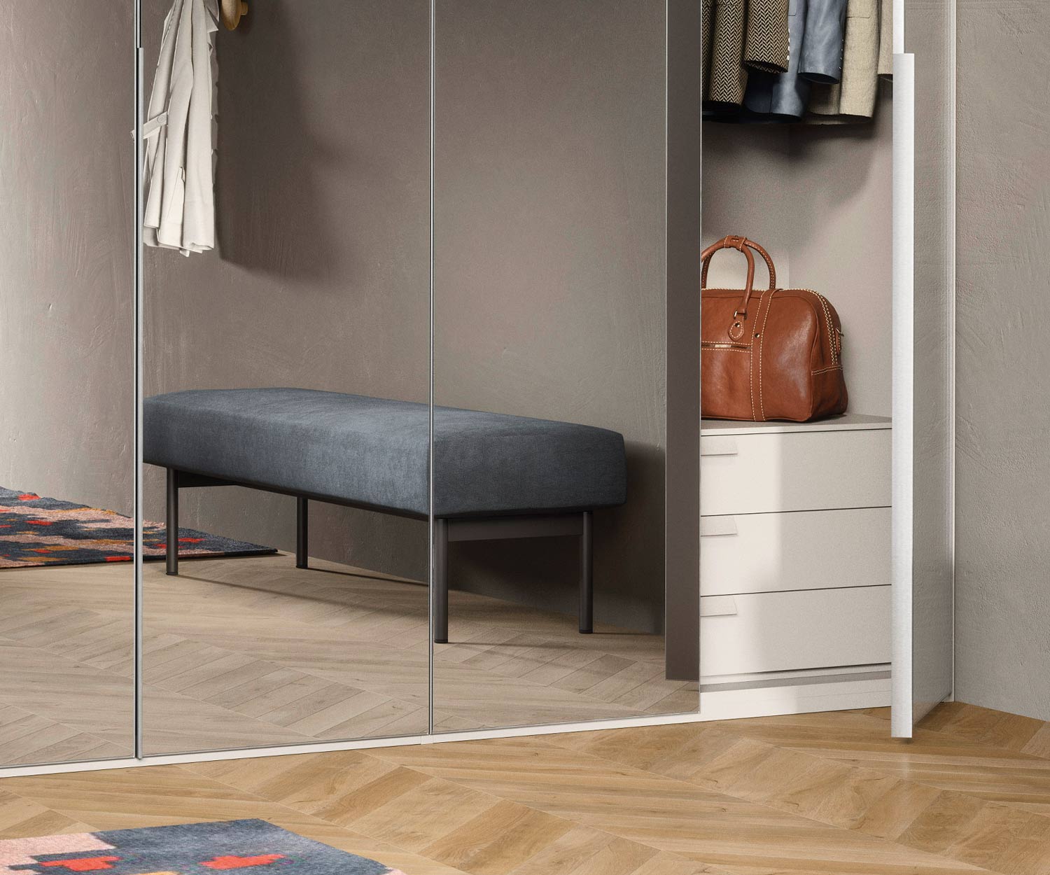 Novamobili mit einer Armadi 3er Schublade als Kleiderschrank Zubehör Novamobili mit einer Armadi 3er Schublade als Kleiderschrank Zubehör