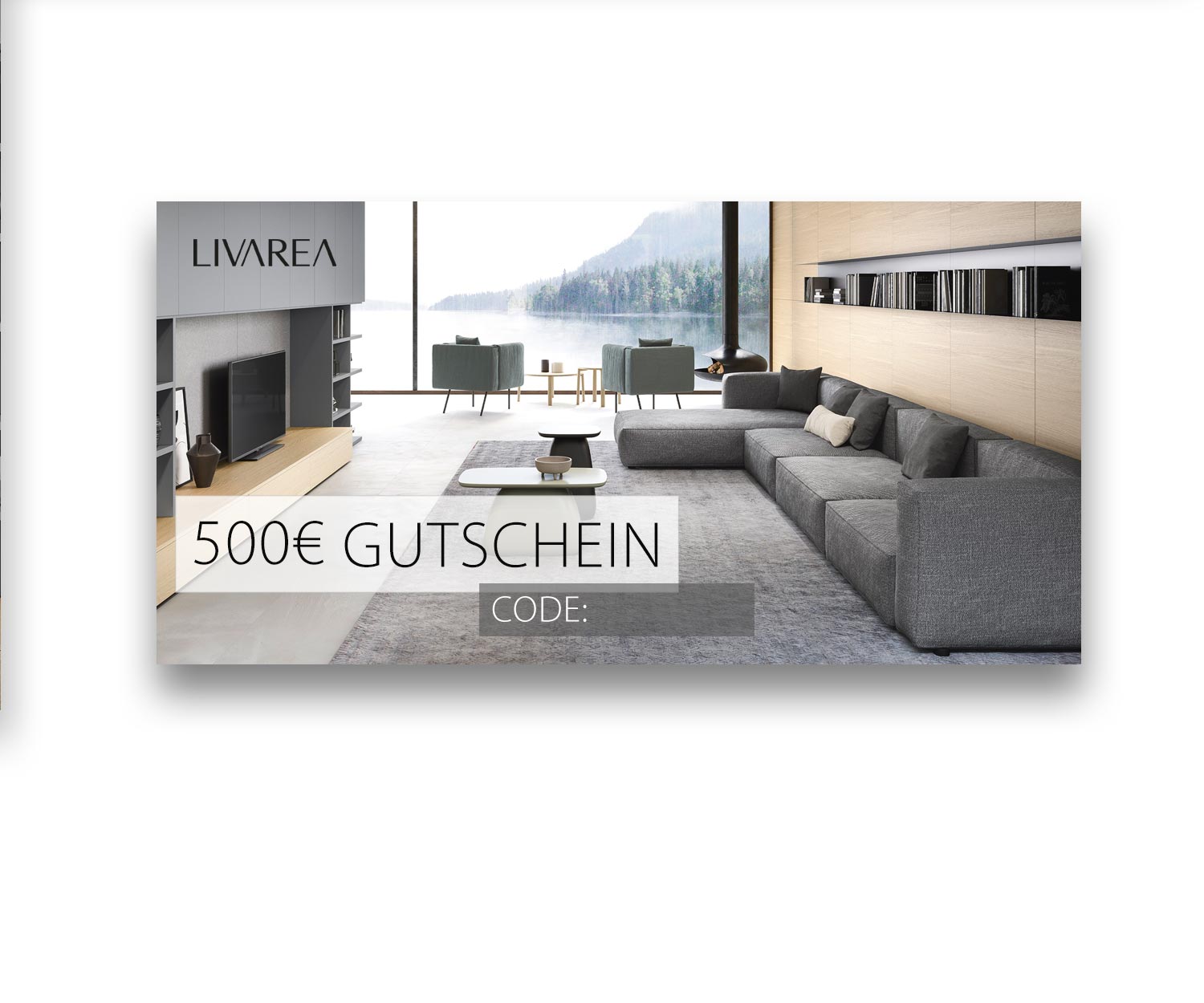 500€ Livarea Geschenkgutschein 500€ Livarea Geschenkgutschein