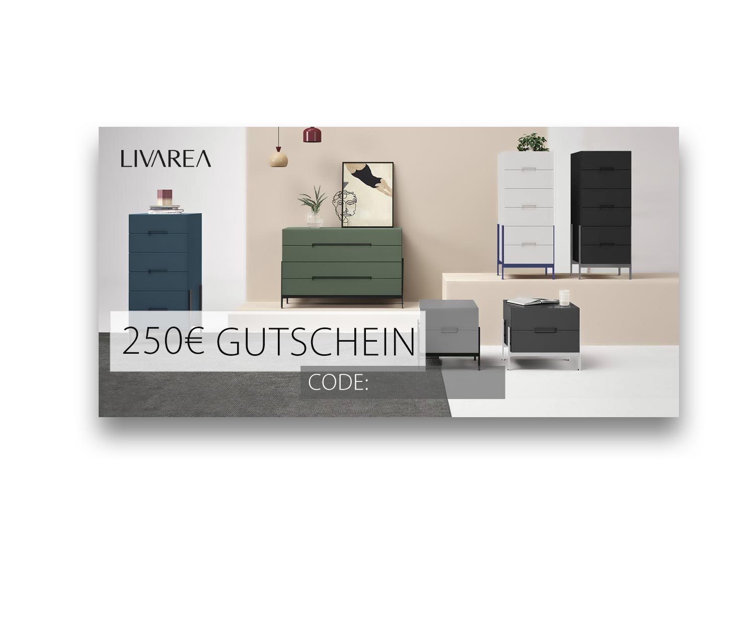 250€ Livarea Geschenkgutschein 250€ Livarea Geschenkgutschein