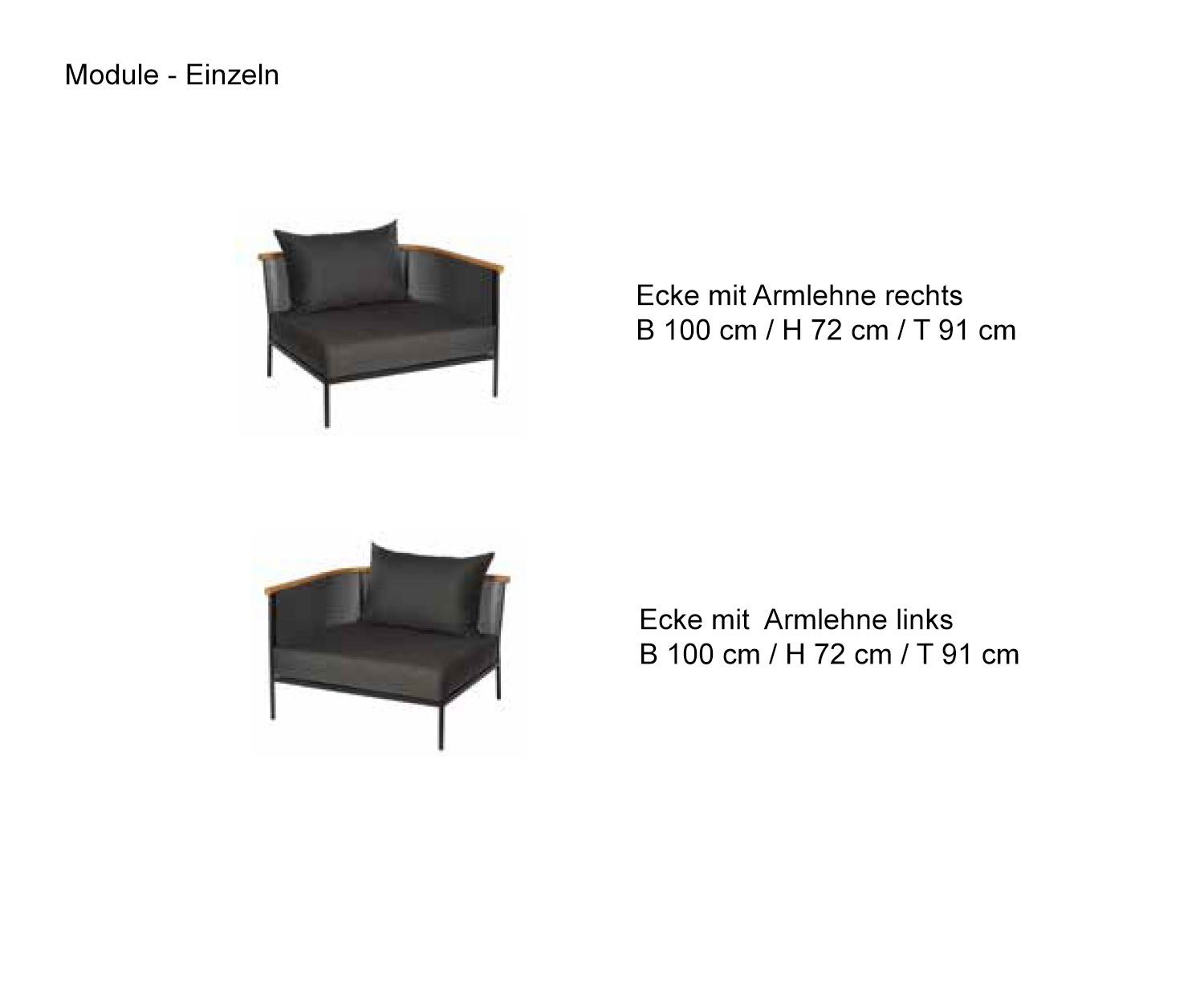 Oasiq Riad Design Garten Kollektion in zwei Modulen Oasiq Riad Design Garten Kollektion in zwei Modulen